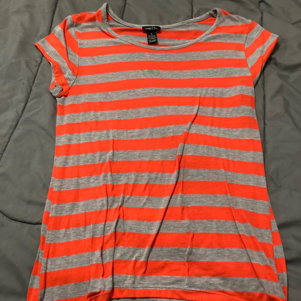 Long striped shirt